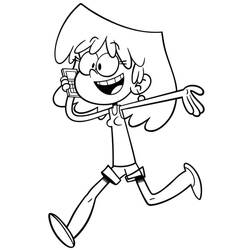 Dessin à colorier: Bienvenue chez les Loud (Dessins animés et séries animées) #184883 - Coloriages à Imprimer Gratuits