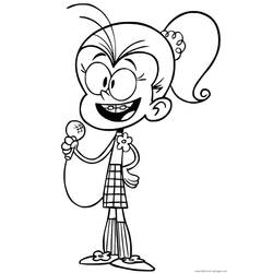 Dessin à colorier: Bienvenue chez les Loud (Dessins animés et séries animées) #184887 - Coloriages à Imprimer Gratuits