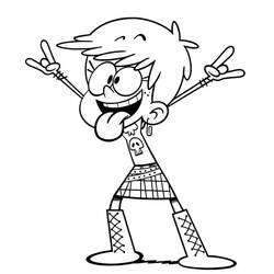 Dessin à colorier: Bienvenue chez les Loud (Dessins animés et séries animées) #184890 - Coloriages à Imprimer Gratuits