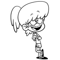 Dessin à colorier: Bienvenue chez les Loud (Dessins animés et séries animées) #184891 - Coloriages à Imprimer Gratuits