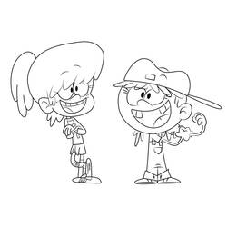 Dessin à colorier: Bienvenue chez les Loud (Dessins animés et séries animées) #184892 - Coloriages à Imprimer Gratuits