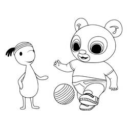 Dessin à colorier: Bing et Flop (Dessins animés et séries animées) #185024 - Coloriages à Imprimer Gratuits