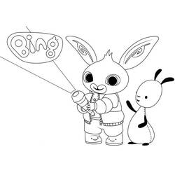 Dessin à colorier: Bing et Flop (Dessins animés et séries animées) #185026 - Coloriages à Imprimer Gratuits