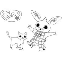 Dessin à colorier: Bing et Flop (Dessins animés et séries animées) #185032 - Coloriages à Imprimer Gratuits