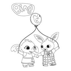 Dessin à colorier: Bing et Flop (Dessins animés et séries animées) #185034 - Coloriages à Imprimer Gratuits
