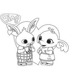 Dessin à colorier: Bing et Flop (Dessins animés et séries animées) #185038 - Coloriages à Imprimer Gratuits