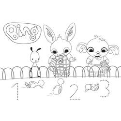 Dessin à colorier: Bing et Flop (Dessins animés et séries animées) #185039 - Coloriages à Imprimer Gratuits