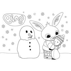 Dessin à colorier: Bing et Flop (Dessins animés et séries animées) #185042 - Coloriages à Imprimer Gratuits