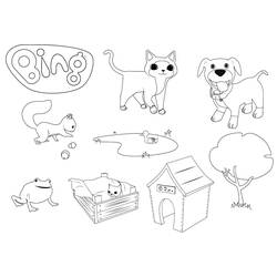 Dessin à colorier: Bing et Flop (Dessins animés et séries animées) #185044 - Coloriages à Imprimer Gratuits