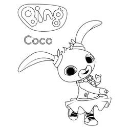 Dessin à colorier: Bing et Flop (Dessins animés et séries animées) #185050 - Coloriages à Imprimer Gratuits
