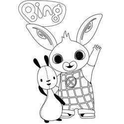 Dessin à colorier: Bing et Flop (Dessins animés et séries animées) #185051 - Coloriages à Imprimer Gratuits