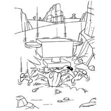 Dessin à colorier: Bip Bip et Coyote (Dessins animés et séries animées) #47237 - Coloriages à Imprimer Gratuits