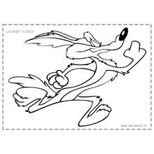 Dessins à colorier: Bip Bip et Coyote - Coloriages à Imprimer Gratuits
