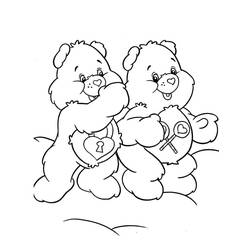 Coloriage Bisounours / Calinours (Dessins animés et séries animées) #185339 à imprimer et colorier