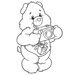 Coloriage Bisounours / Calinours (Dessins animés et séries animées) #185341 à imprimer et colorier