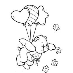 Coloriage Bisounours / Calinours (Dessins animés et séries animées) #185342 à imprimer et colorier