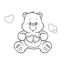 Coloriage Bisounours / Calinours (Dessins animés et séries animées) #185373 à imprimer et colorier