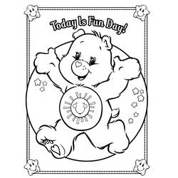 Coloriage Bisounours / Calinours (Dessins animés et séries animées) #185386 à imprimer et colorier