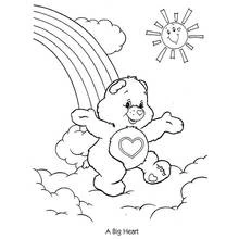 Dessin à colorier: Bisounours / Calinours (Dessins animés et séries animées) #37131 - Coloriages à Imprimer Gratuits