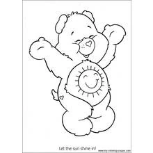 Dessin à colorier: Bisounours / Calinours (Dessins animés et séries animées) #37151 - Coloriages à Imprimer Gratuits