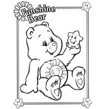 Dessin à colorier: Bisounours / Calinours (Dessins animés et séries animées) #37169 - Coloriages à Imprimer Gratuits