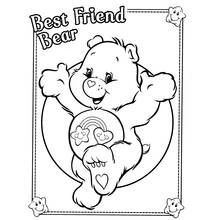Dessin à colorier: Bisounours / Calinours (Dessins animés et séries animées) #37171 - Coloriages à Imprimer Gratuits
