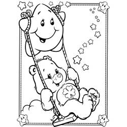Dessin à colorier: Bisounours / Calinours (Dessins animés et séries animées) #37196 - Coloriages à Imprimer Gratuits