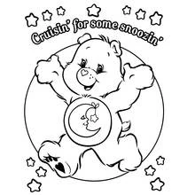 Dessin à colorier: Bisounours / Calinours (Dessins animés et séries animées) #37254 - Coloriages à Imprimer Gratuits
