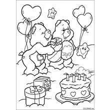 Dessin à colorier: Bisounours / Calinours (Dessins animés et séries animées) #37311 - Coloriages à Imprimer Gratuits