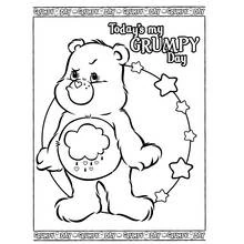 Dessin à colorier: Bisounours / Calinours (Dessins animés et séries animées) #37375 - Coloriages à Imprimer Gratuits