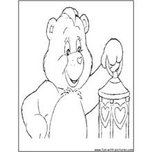 Coloriage Bisounours / Calinours (Dessins animés et séries animées) #37446 à imprimer et colorier
