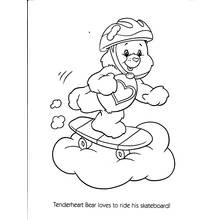 Dessin à colorier: Bisounours / Calinours (Dessins animés et séries animées) #37543 - Coloriages à Imprimer Gratuits