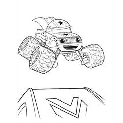 Dessins à colorier: Blaze et les Monster Machines - Coloriages à Imprimer Gratuits