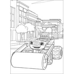 Dessin à colorier: Blaze et les Monster Machines (Dessins animés et séries animées) #199453 - Coloriages à Imprimer Gratuits