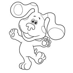 Dessin à colorier: Blue’s Clues (Dessins animés et séries animées) #207899 - Coloriages à Imprimer Gratuits