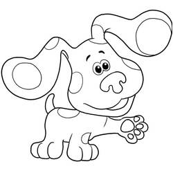 Dessin à colorier: Blue’s Clues (Dessins animés et séries animées) #207900 - Coloriages à Imprimer Gratuits