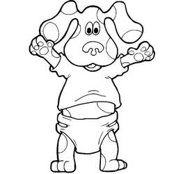 Dessin à colorier: Blue’s Clues (Dessins animés et séries animées) #207906 - Coloriages à Imprimer Gratuits
