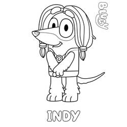 Dessin à colorier: Bluey (Dessins animés et séries animées) #179260 - Coloriages à Imprimer Gratuits