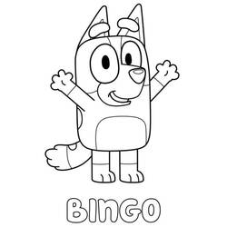 Dessin à colorier: Bluey (Dessins animés et séries animées) #179263 - Coloriages à Imprimer Gratuits