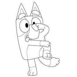 Dessin à colorier: Bluey (Dessins animés et séries animées) #179268 - Coloriages à Imprimer Gratuits