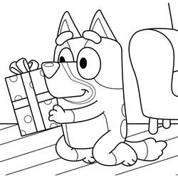 Dessin à colorier: Bluey (Dessins animés et séries animées) #179273 - Coloriages à Imprimer Gratuits