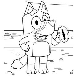 Dessin à colorier: Bluey (Dessins animés et séries animées) #179274 - Coloriages à Imprimer Gratuits