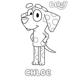 Dessin à colorier: Bluey (Dessins animés et séries animées) #179283 - Coloriages à Imprimer Gratuits