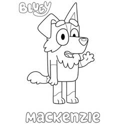 Dessin à colorier: Bluey (Dessins animés et séries animées) #179288 - Coloriages à Imprimer Gratuits