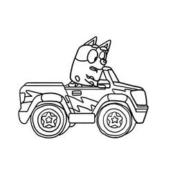 Dessin à colorier: Bluey (Dessins animés et séries animées) #219501 - Coloriages à Imprimer Gratuits