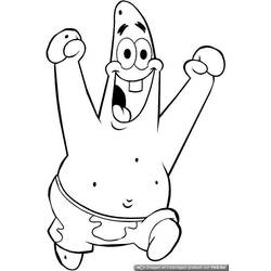 Dessin à colorier: Bob l'Éponge (Dessins animés et séries animées) #33415 - Coloriages à Imprimer Gratuits