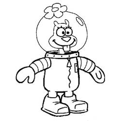 Dessin à colorier: Bob l'Éponge (Dessins animés et séries animées) #33430 - Coloriages à Imprimer Gratuits