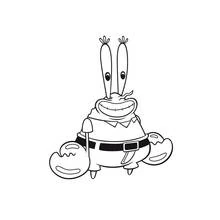 Dessin à colorier: Bob l'Éponge (Dessins animés et séries animées) #33448 - Coloriages à Imprimer Gratuits