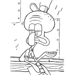 Dessin à colorier Bob l'Éponge (Dessins animés et séries animées) #33518, gratuit à imprimer
