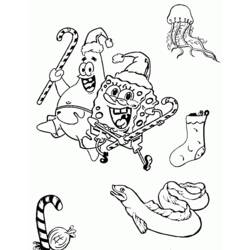Joli coloriage Bob l'Éponge (Dessins animés et séries animées) #33596, prêt à imprimer